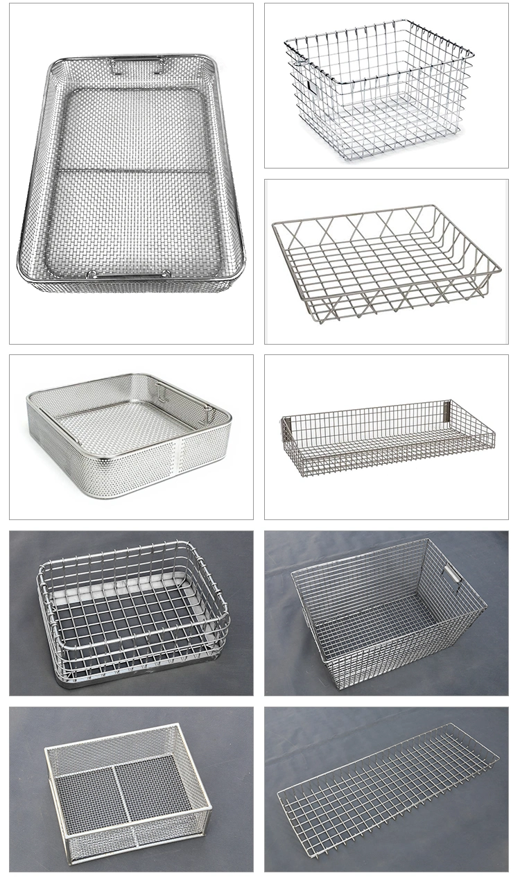 Stainless Steel Sterilization Metal Wire Mesh Basket