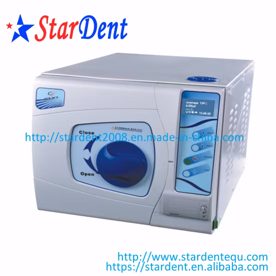 Autoclave esterilizador dental clase B 23L de equipo quirúrgico médico hospitalario de laboratorio