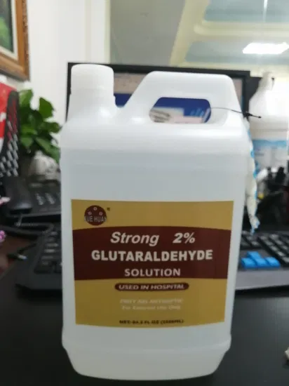 Proveedor de solución de desinfección de endoscopios de glutaraldehído de grado hospitalario, 2500 ml