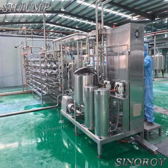 Equipo de esterilización tubular para pulpa de fruta haploide