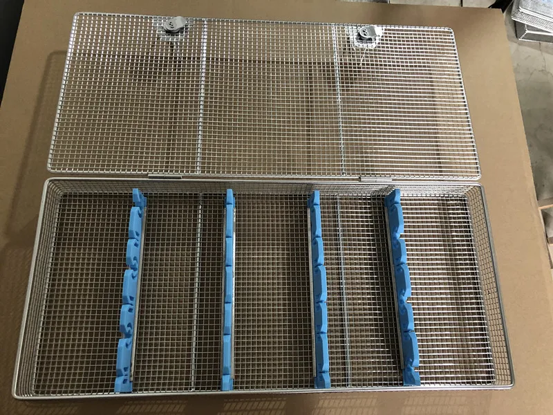 Cestas da alta temperatura de la esterilización de la malla del acero inoxidable del plasma del vapor de la presión