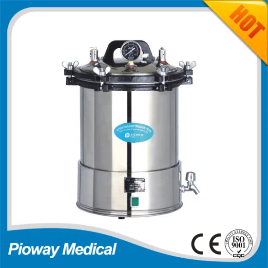 Autoclave portátil de flujo de 24L, esterilizador, máquina esterilizadora (YX