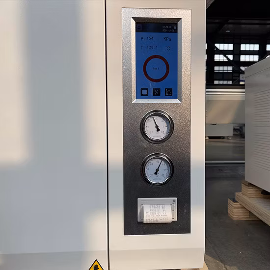 Autoclave de escritorio de clase B con esterilizador de flujo de alta presión Biobase con estructura de puerta automática